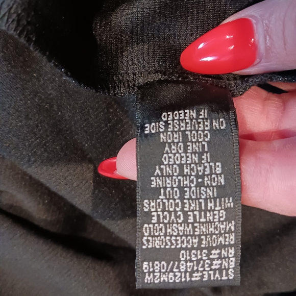 Black Sparkly Jumpsuit Pockets Size 13 - Picture 8 of 15